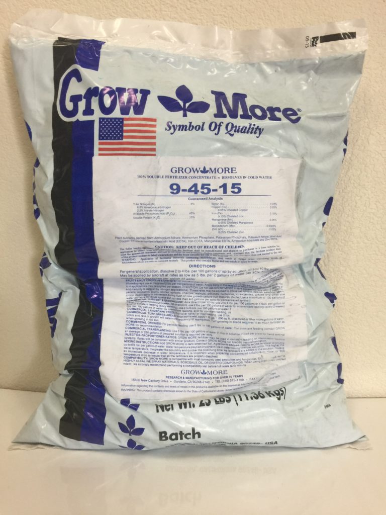 Dry Fertilizers Larson Irrigation